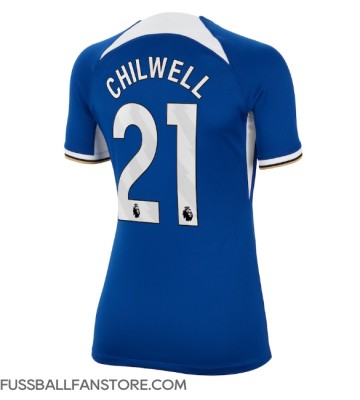 Chelsea Ben Chilwell #21 Replik Heimtrikot Damen 2023-24 Kurzarm